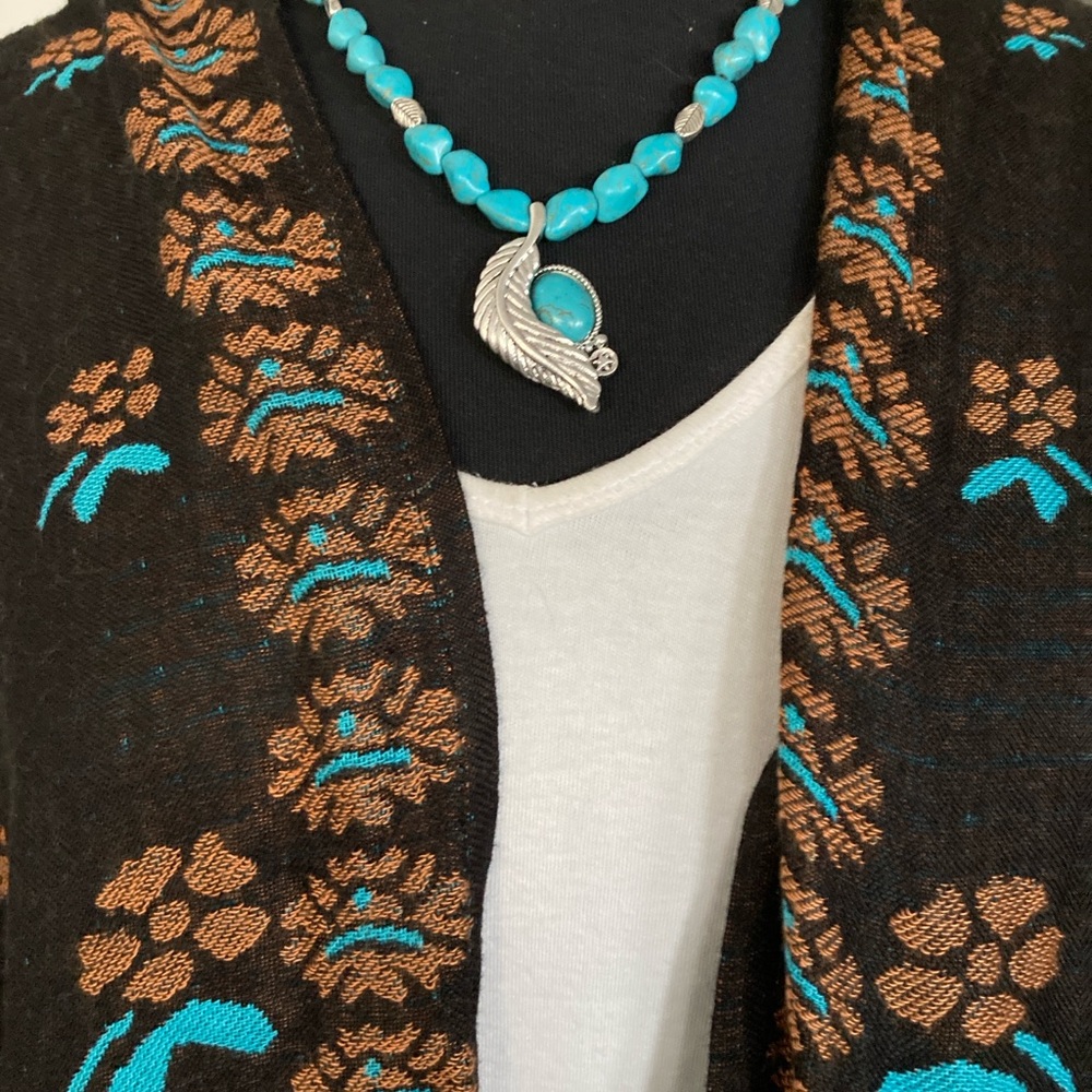 Turquoise Nugget Bead Necklace